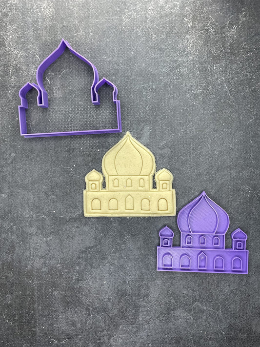 Emporte pièce et Tampon - Palais - Ramadan - pour la réalisaton de biscuit sablé, patisserie, pate à sucre -Décoration gateau-Fait maison- ELACE