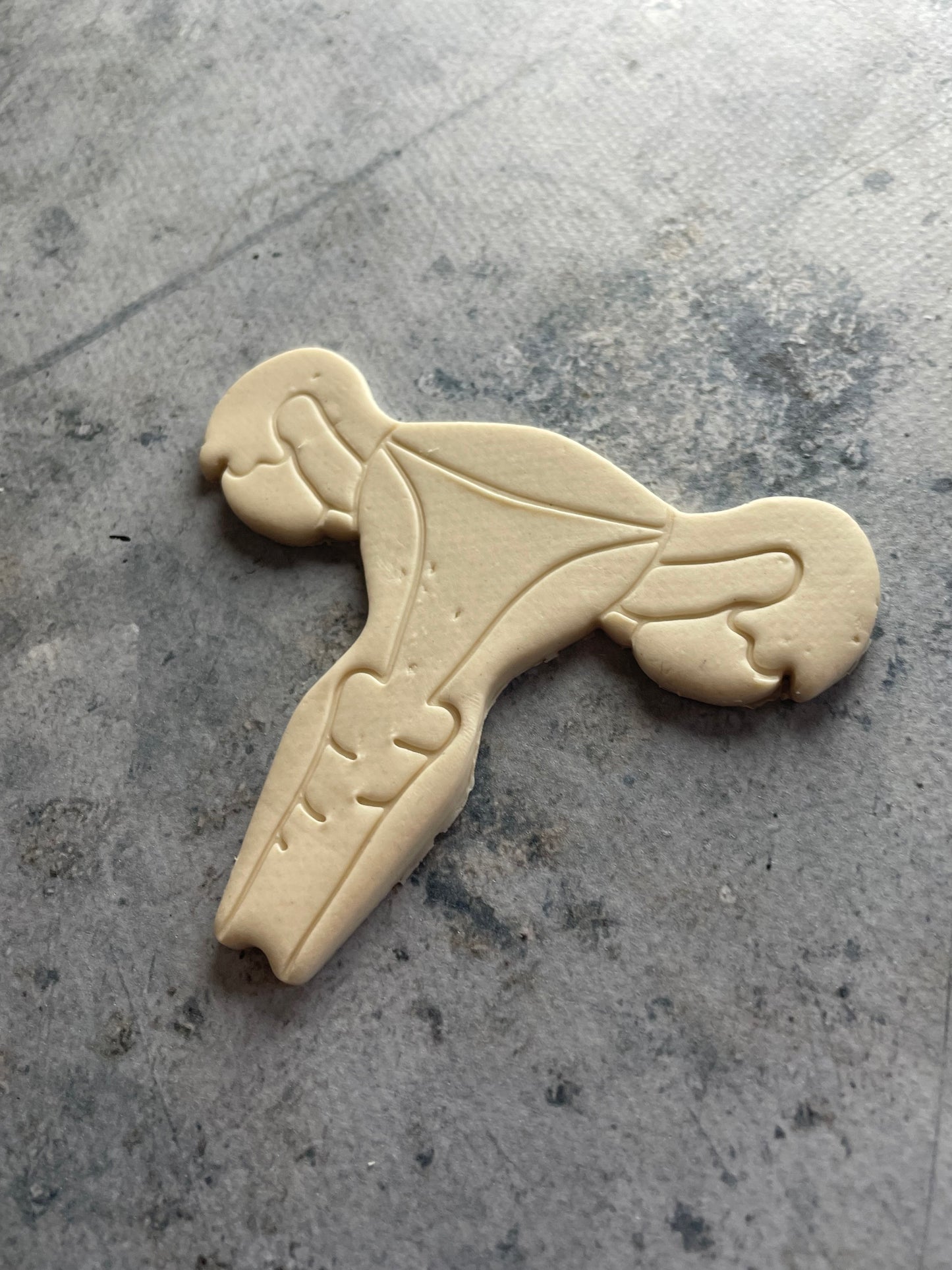 Emporte pièce Utérus - Forme - pour la réalisaton de biscuit sablé, patisserie, pate à sucre -Décoration gateau-Fait maison- ELACE