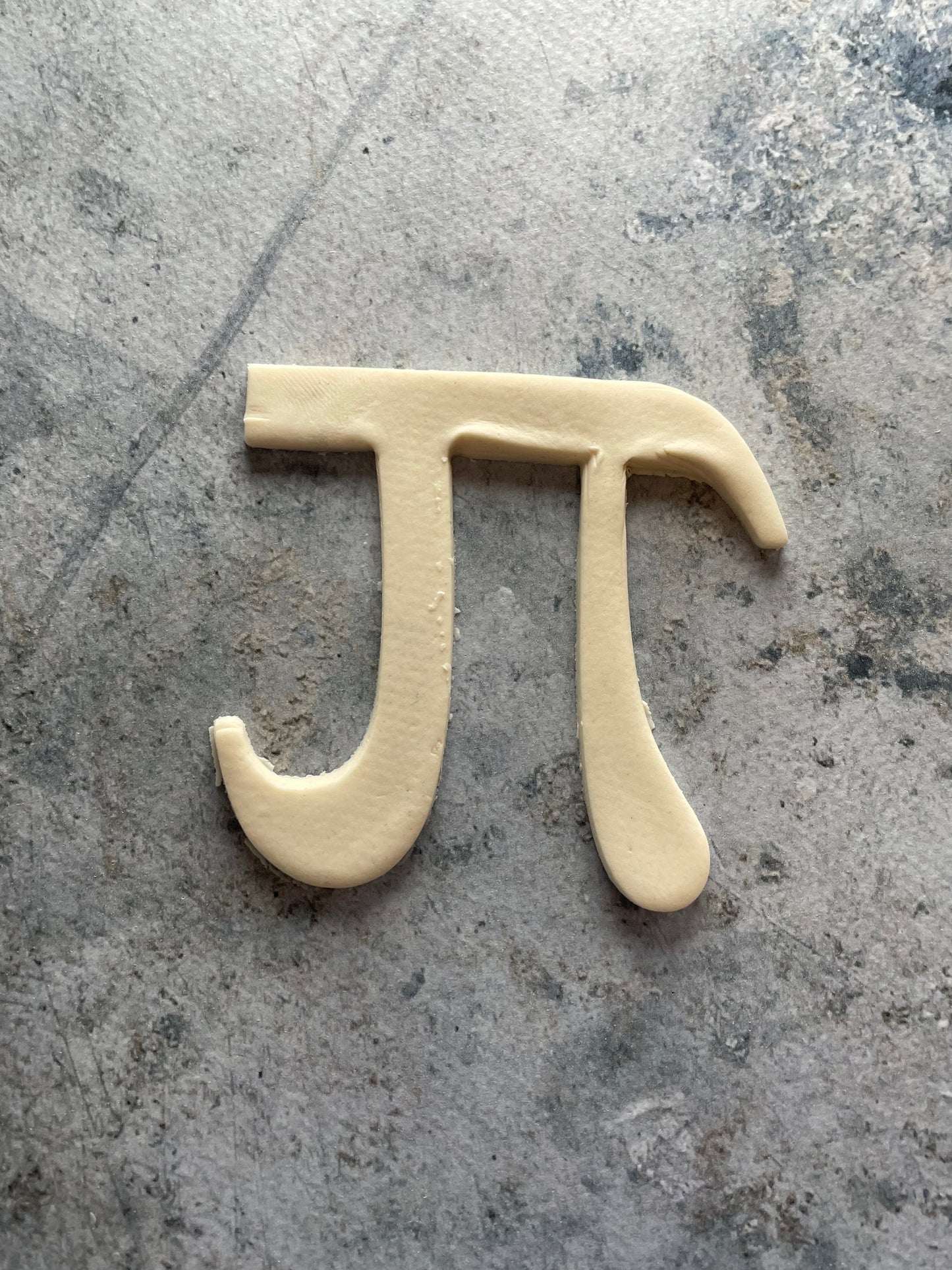 Emporte-pièce - Lettre Pi -  pâte à sucre, pâte à modeler-Décoration gâteau-Fait maison-France 3D