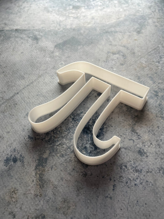 Emporte-pièce - Lettre Pi -  pâte à sucre, pâte à modeler-Décoration gâteau-Fait maison-France 3D
