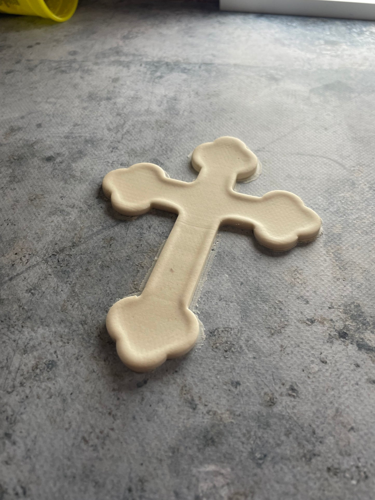 Emporte-pièce - Croix catholique XL-  pâte à sucre, pâte à modeler-Décoration gâteau-Fait maison-France 3D