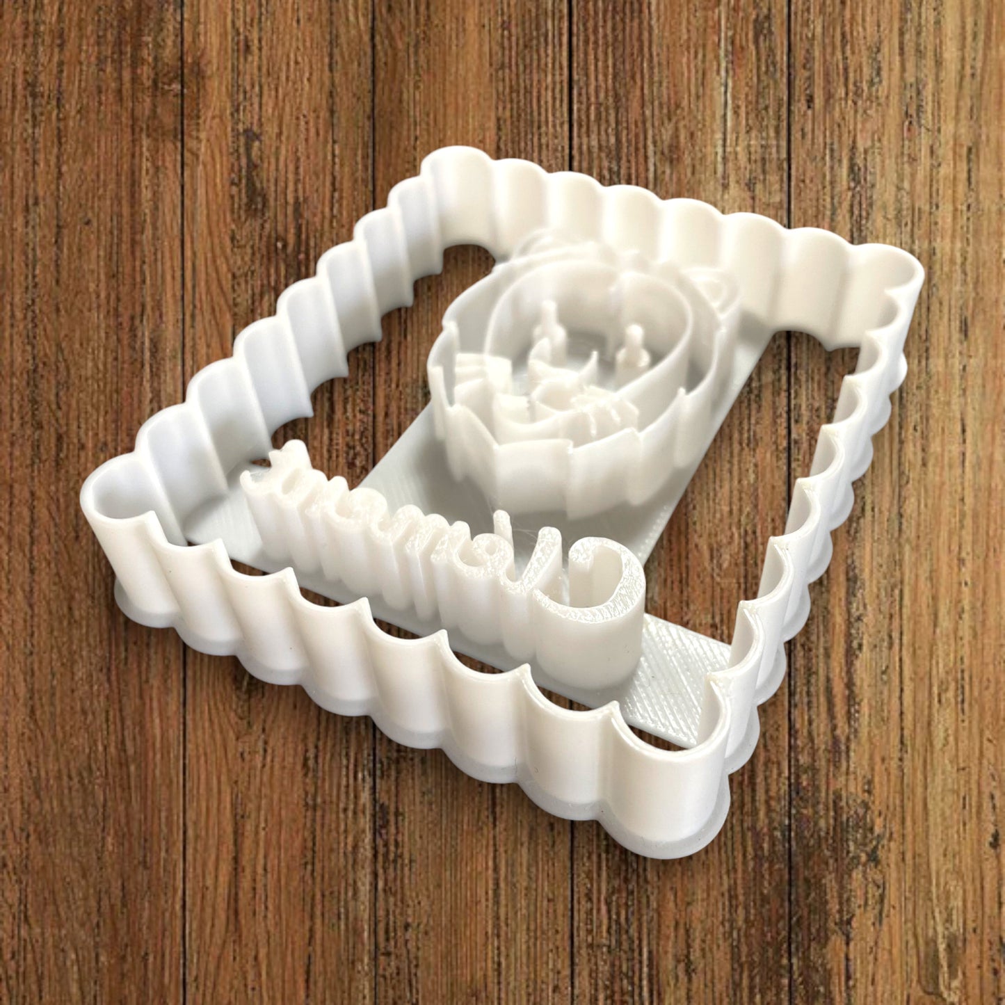 Emporte-pièce Animal Lion à personnaliser dim 7x6.5cm - biscuits sablés pâte à modeler-Décoration gâteau-Fait maison-France 3D