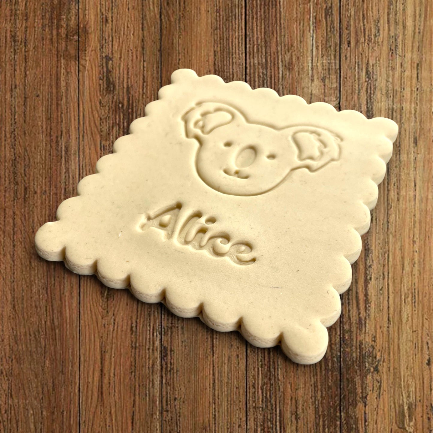 Emporte-pièce Animal Koala à personnaliser dim 7x6.5cm - biscuits sablés pâte à modeler-Décoration gâteau-Fait maison-France 3D