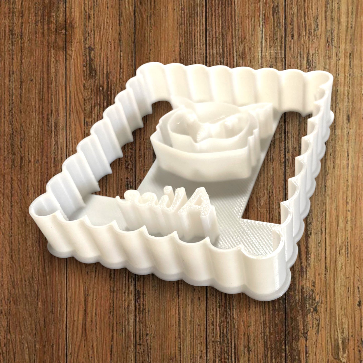Emporte-pièce Animal Hibou à personnaliser dim 7x6.5cm - biscuits sablés pâte à modeler-Décoration gâteau-Fait maison-France 3D