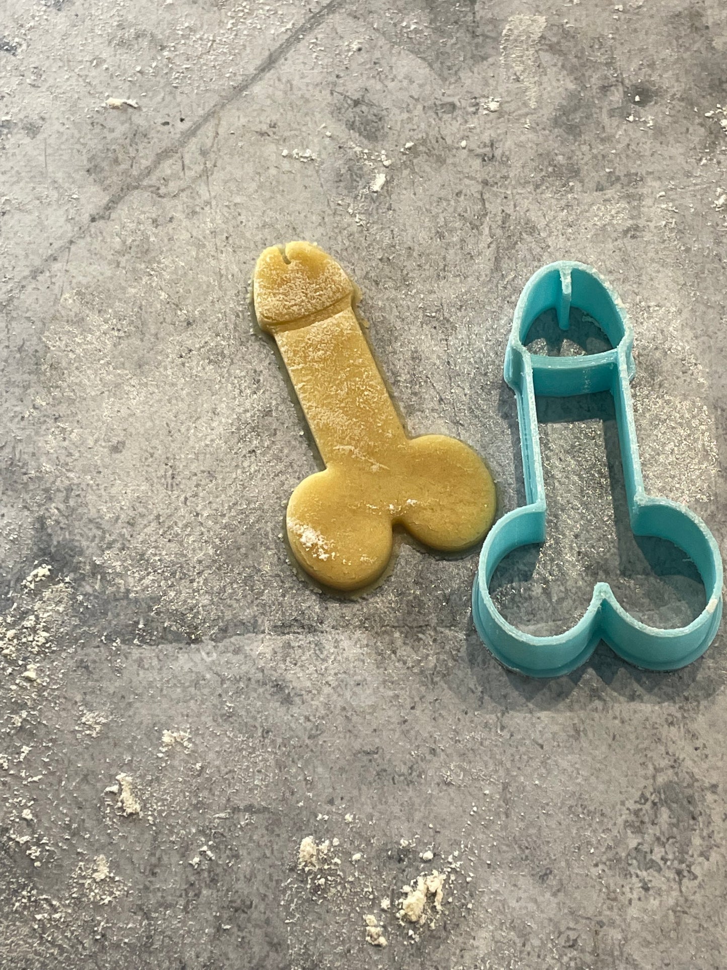 Emporte pièce pénis  - Forme - pour la réalisaton de biscuit sablé, patisserie, pate à sucre -Décoration gateau-Fait maison- ELACE