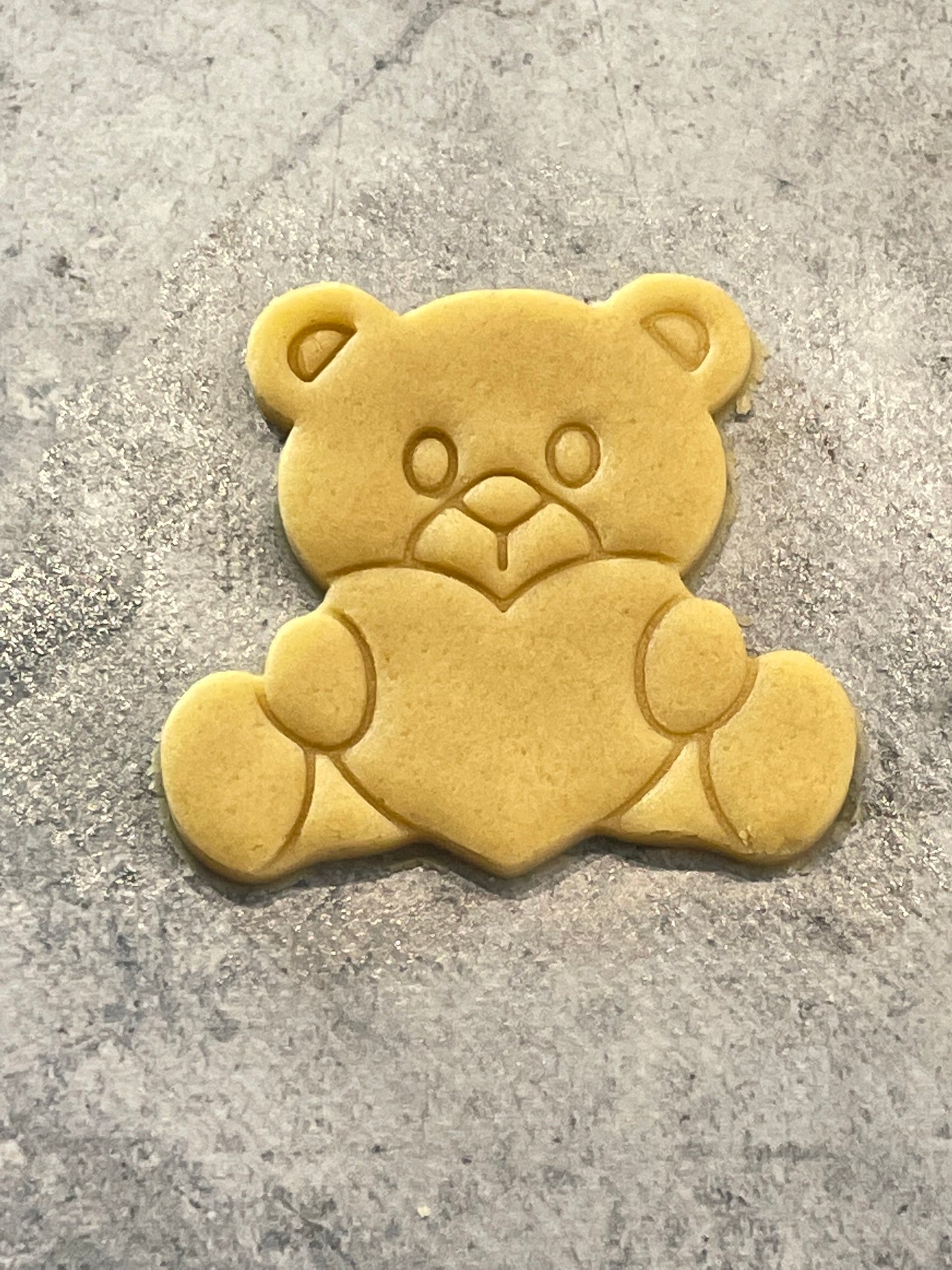 Emporte pièce Ourson coeur - Forme - pour la réalisaton de biscuit sablé, patisserie, pate à sucre -Décoration gateau-Fait maison- ELACE