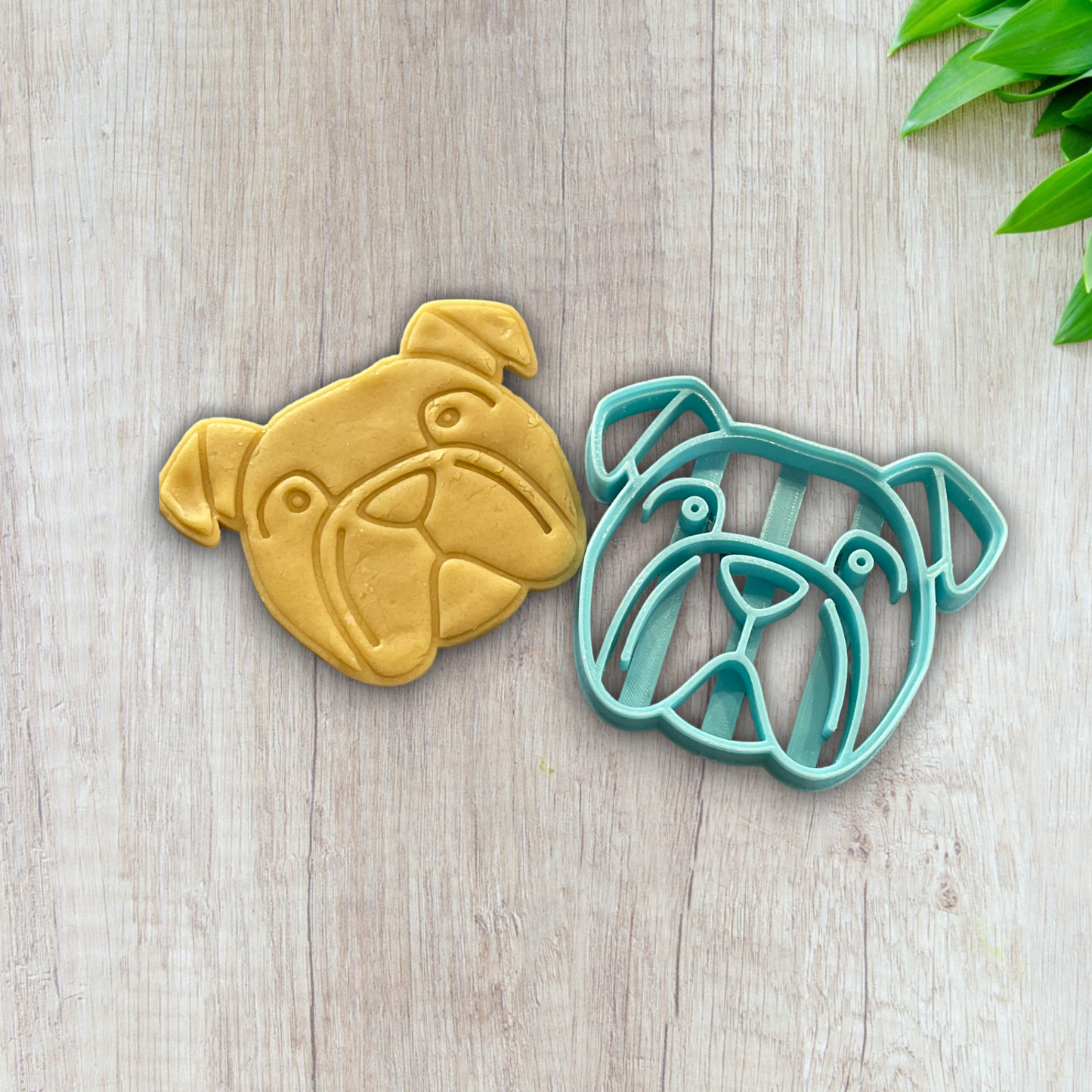 Emporte pièce chien bulldog - Forme - pour la réalisaton de biscuit sablé, patisserie, pate à sucre -Décoration gateau-Fait maison- ELACE