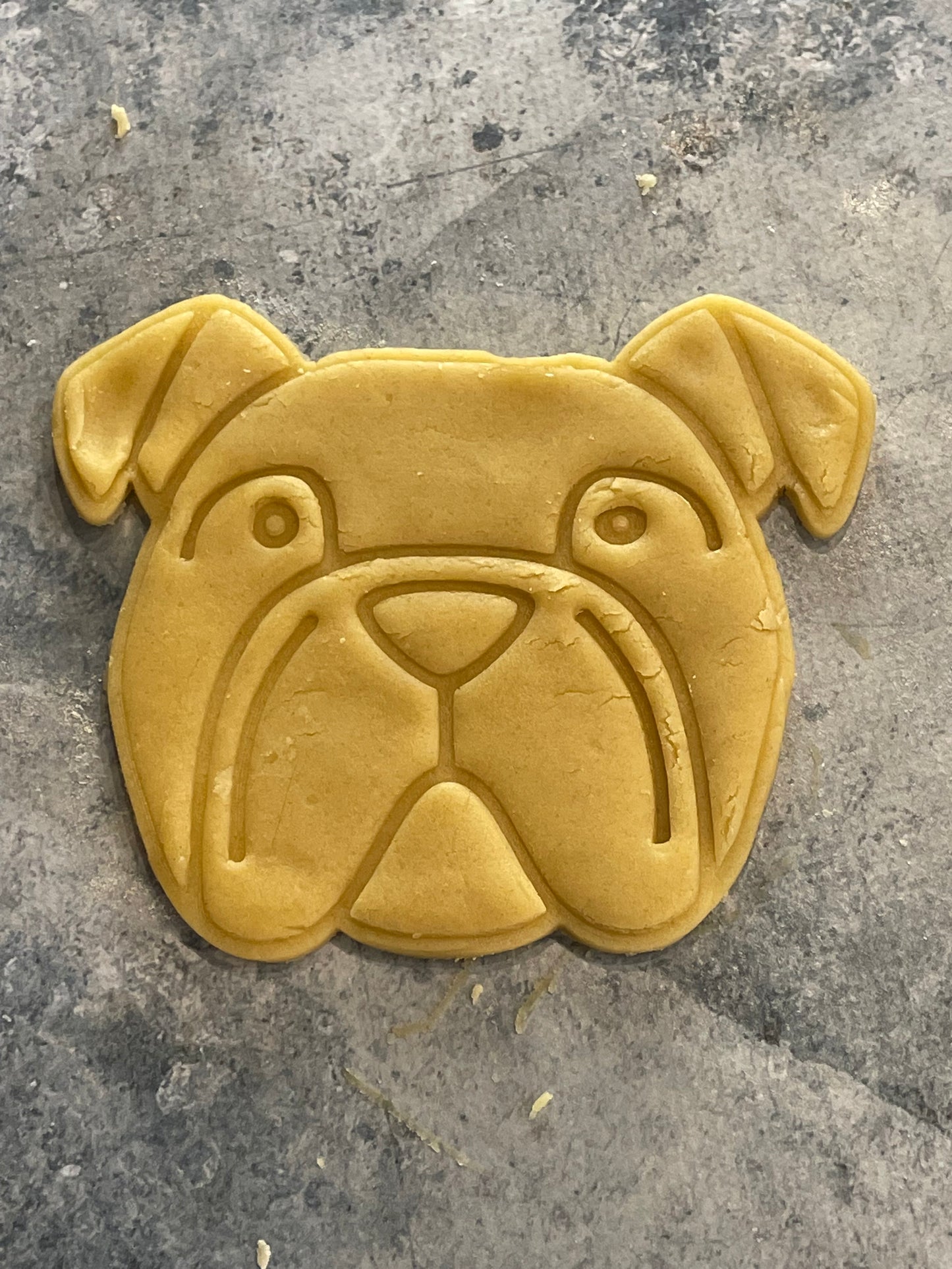 Emporte pièce chien bulldog - Forme - pour la réalisaton de biscuit sablé, patisserie, pate à sucre -Décoration gateau-Fait maison- ELACE