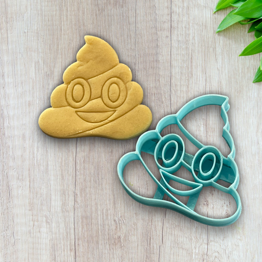 Emporte pièce crotte emoji - Forme - pour la réalisaton de biscuit sablé, patisserie, pate à sucre -Décoration gateau-Fait maison- ELACE