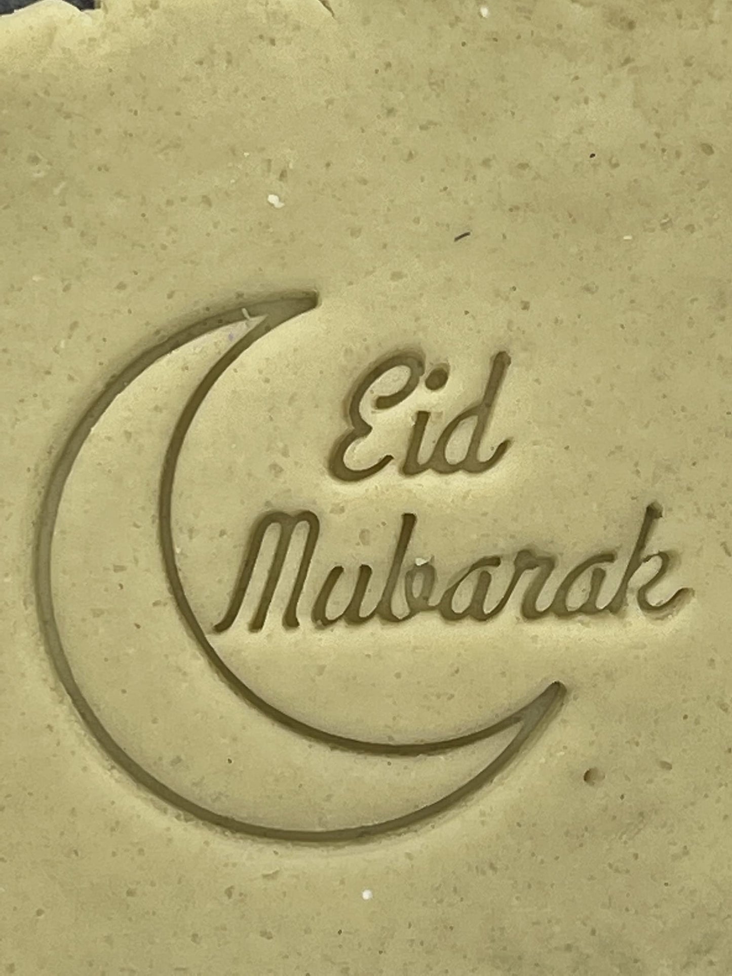 Emporte pièce - Lune + Eid Mubarak - Ramadan - pour la réalisaton de biscuit sablé, patisserie, pate à sucre -Décoration gateau-Fait maison- ELACE