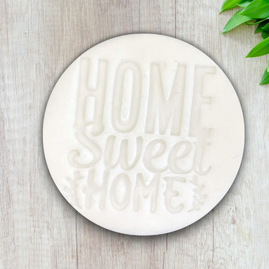 Tampon Home Sweet Home pour fondant, glaçage, pâte à sucre, cupcake Décoration gateau Fait maison ELACE