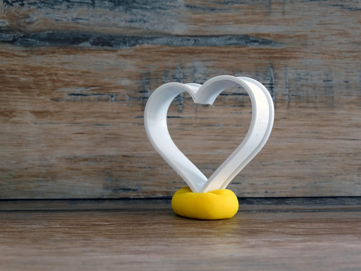 ELACE - Emporte-pièce coeur carré patisserie, sablé, biscuit, pâte à sucre, pâte à modeler-Décoration gâteau-Fait maison-FR ELACE 3D