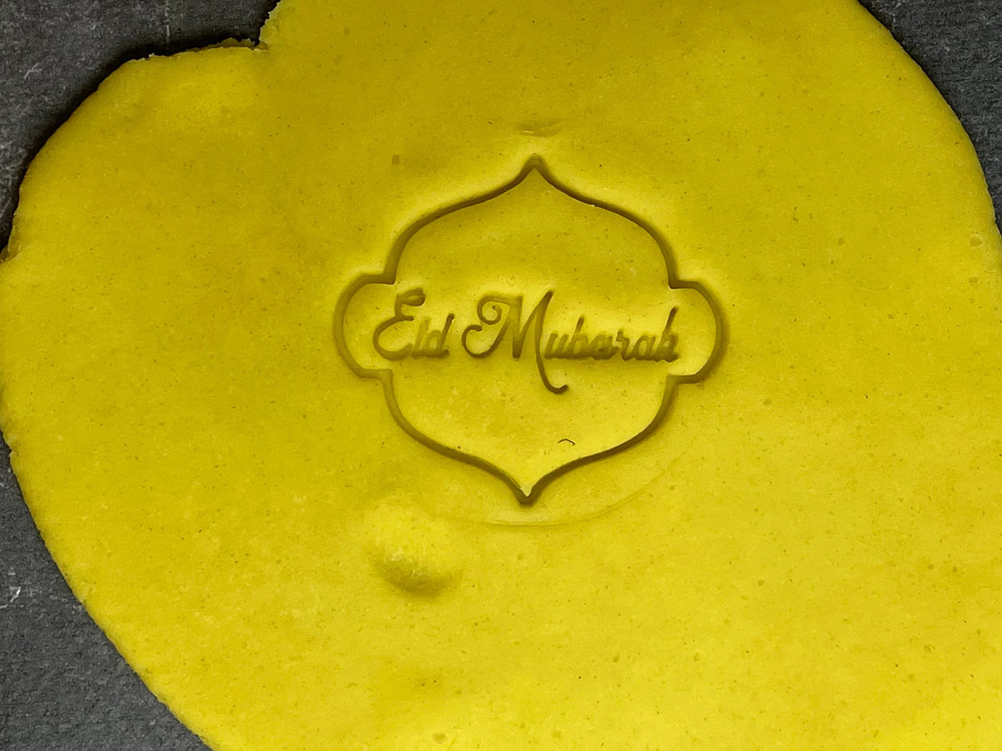 ELACE - Tampon Eid moubarak Simple - ramadan Patisserie, sablé, biscuit, pâte à sucre, pâte à modeler-Décoration gâteau-Fait maison-France ELACE3D