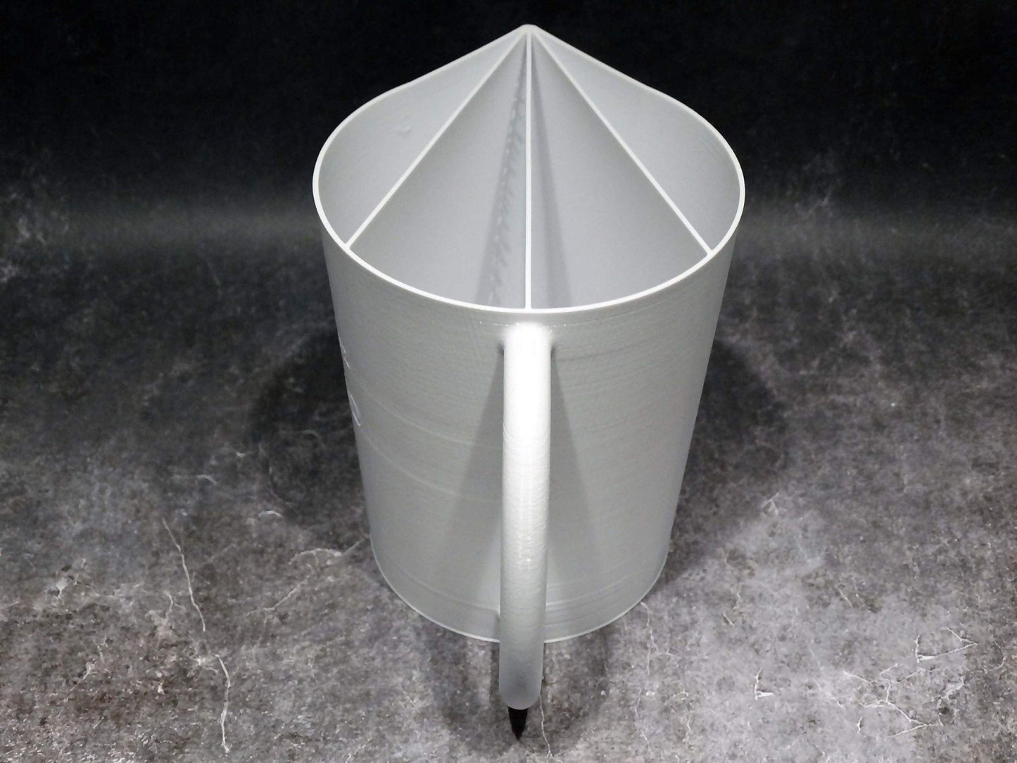 ELACE3D Tasse cup de 80cl 27oz - 3 canaux - VERSION 2021 - pour peinture acrylique liquide fluide, technique acrylique pouring ou coulée - MADE IN FRANCE diy