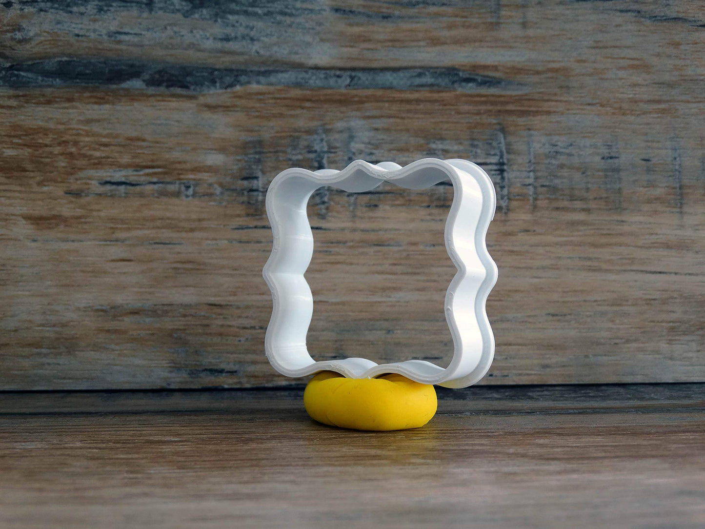 ELACE - Emporte-pièce Elégant carré patisserie, sablé, biscuit, pâte à sucre, pâte à modeler-Décoration gâteau-Fait maison-FR ELACE 3D