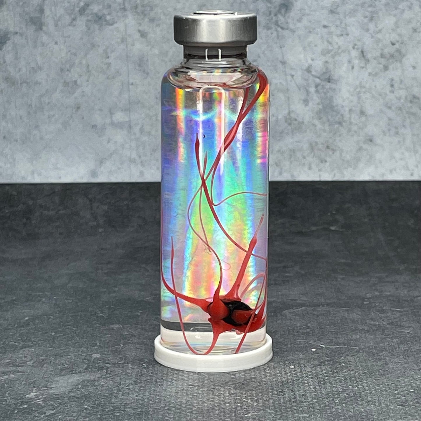 ELACE Fiole Virus 06 Type 1 Plagas Parasite Resident Evil Représentation d'un Virus pour Utilisation Fan Art Cosplay Collection