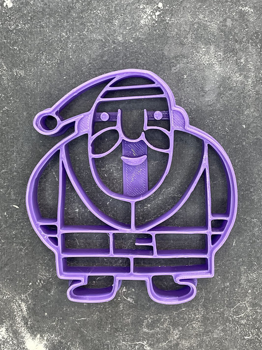 Emporte pièce Père noel - Noël - pour la réalisaton de biscuit sablé, patisserie, pate à sucre -Décoration gateau-Fait maison- ELACE