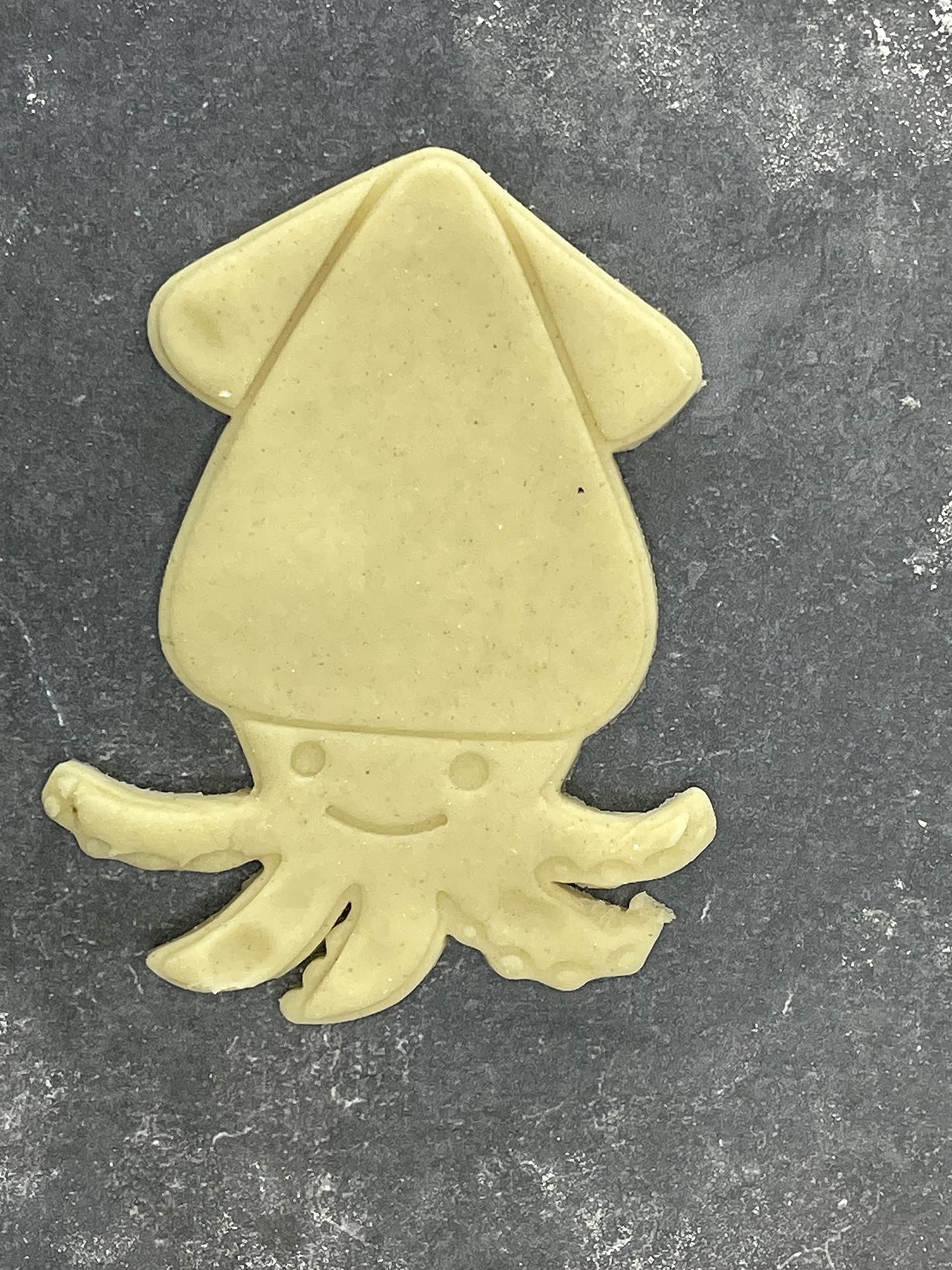 Emporte pièce Calamar - Animal - pour la réalisaton de biscuit sablé, patisserie, pate à sucre -Décoration gateau-Fait maison- ELACE