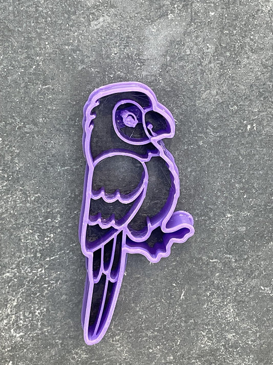 Emporte pièce Perroquet - Animal - pour la réalisaton de biscuit sablé, patisserie, pate à sucre -Décoration gateau-Fait maison- ELACE