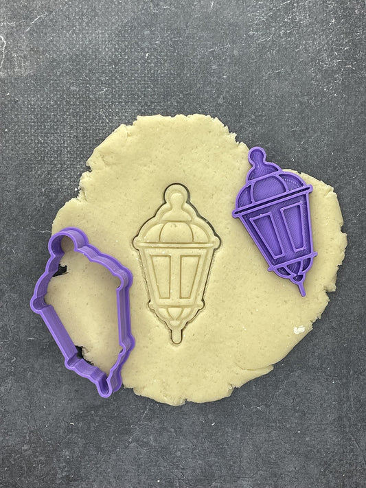 Emporte pièce et tampon - Lanterne - Ramadan - pour la réalisaton de biscuit sablé, patisserie, pate à sucre -Décoration gateau-Fait maison- ELACE