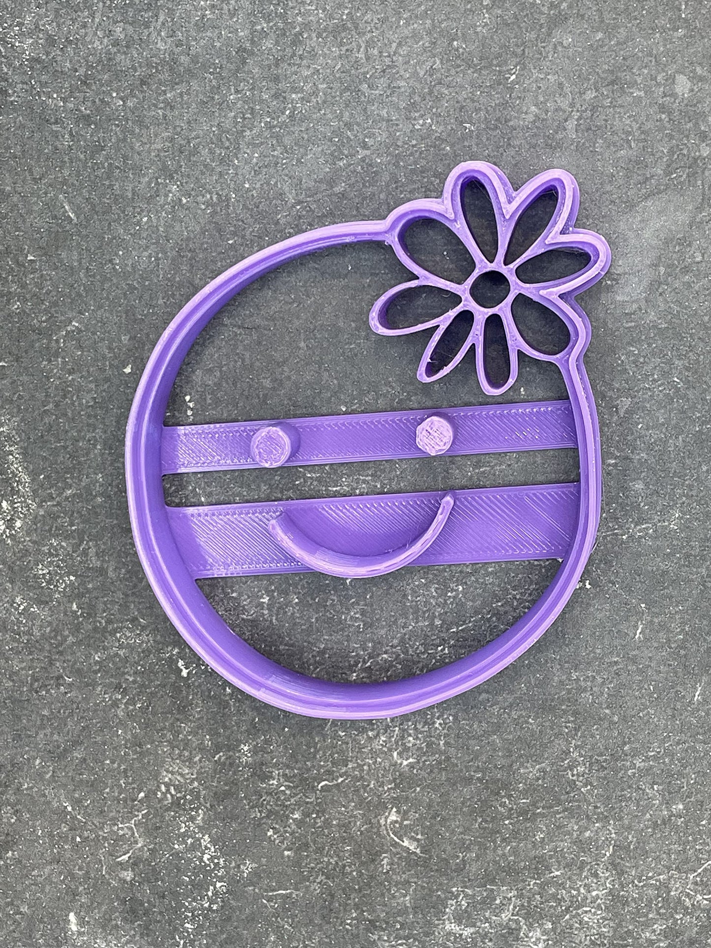 Emporte pièce Smiley fleur - Forme - pour la réalisaton de biscuit sablé, patisserie, pate à sucre -Décoration gateau-Fait maison- ELACE