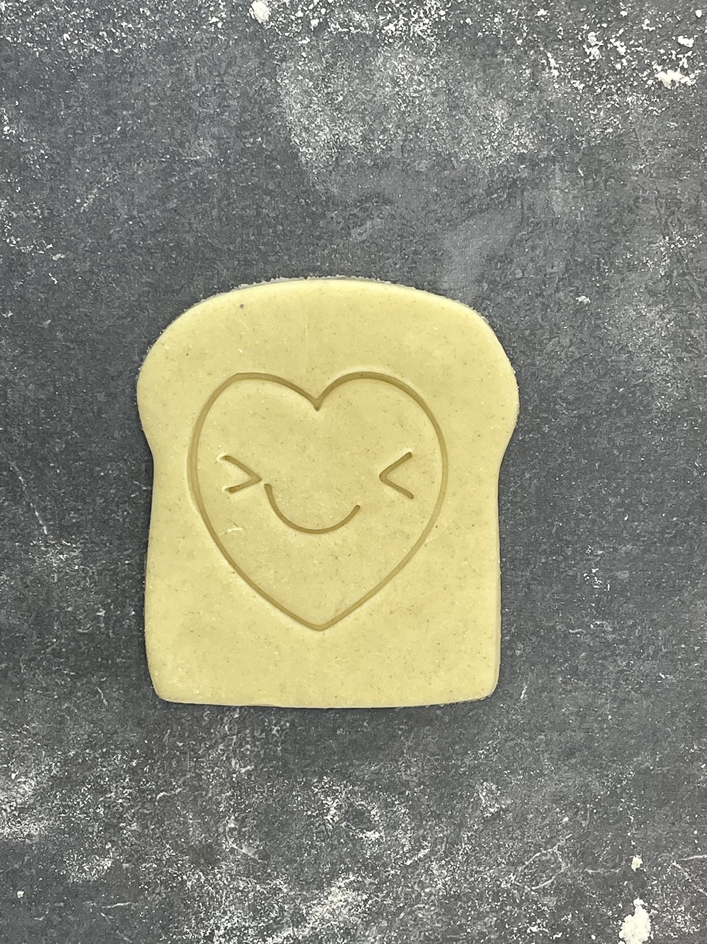 Emporte pièce Toast cœur - Forme - pour la réalisaton de biscuit sablé, patisserie, pate à sucre -Décoration gateau-Fait maison- ELACE