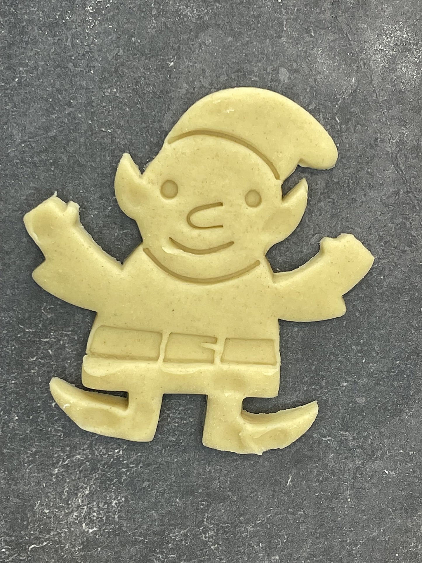 Emporte pièce LUTIN - noël- pour la réalisaton de biscuit sablé, patisserie, pate à sucre -Décoration gateau-Fait maison- ELACE