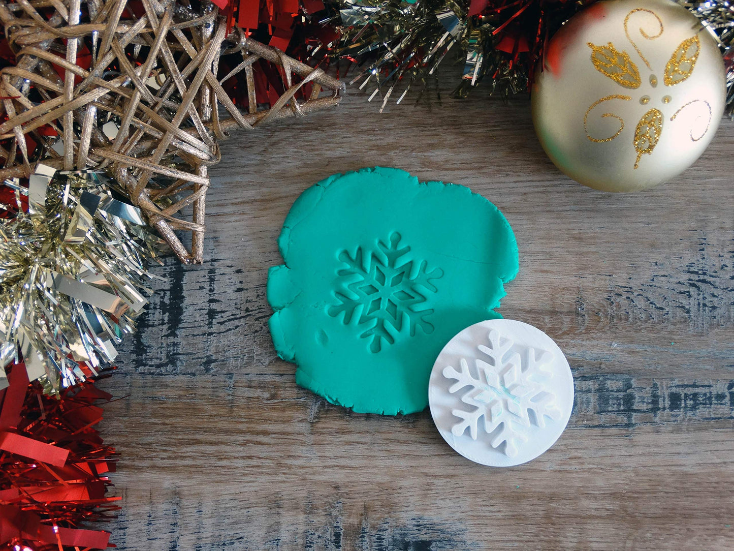 ELACE - Emporte-pièce Noël - Père Noël contour - Patisserie, sablé, biscuit, pâte à sucre, pâte à modeler-Décoration gâteau-France 3D