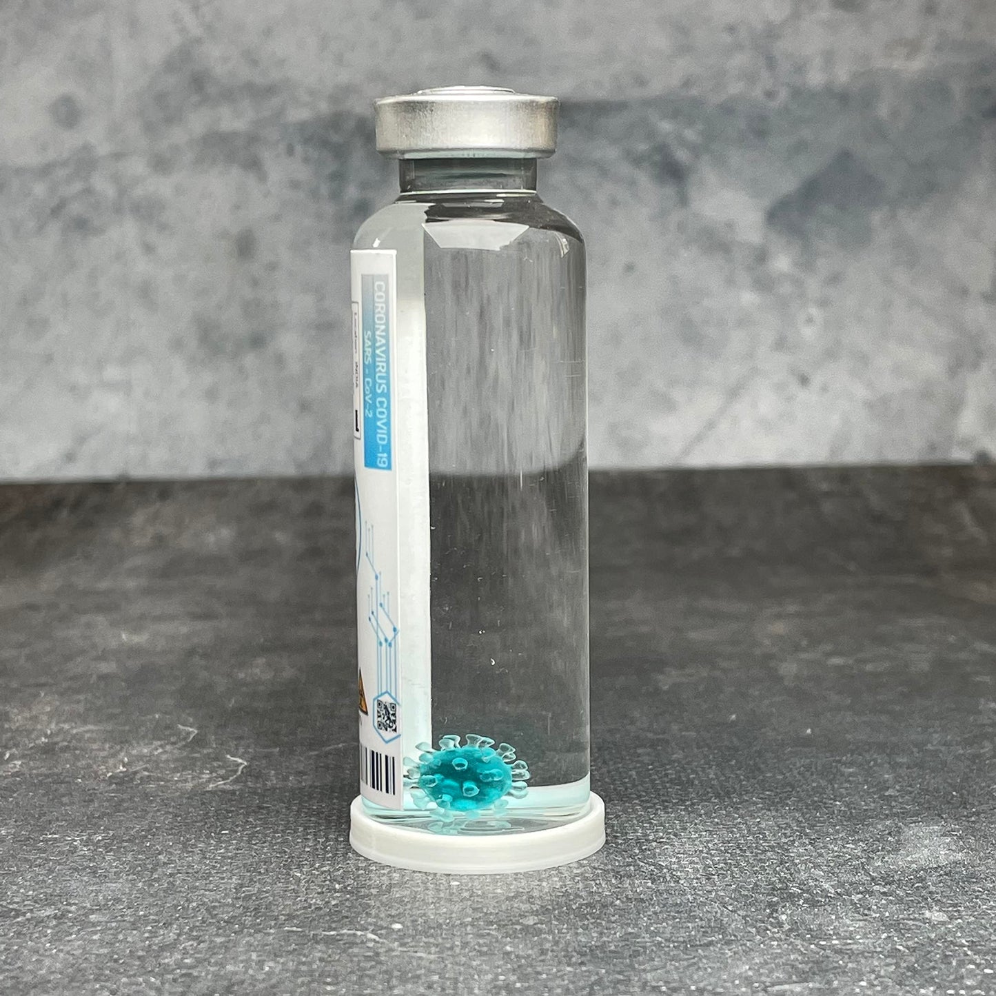 ELACE Fiole représentant coronavirus Covid 19 Alpha - Représentation d'un Virus pour Utilisation Fan Art Cosplay Collection