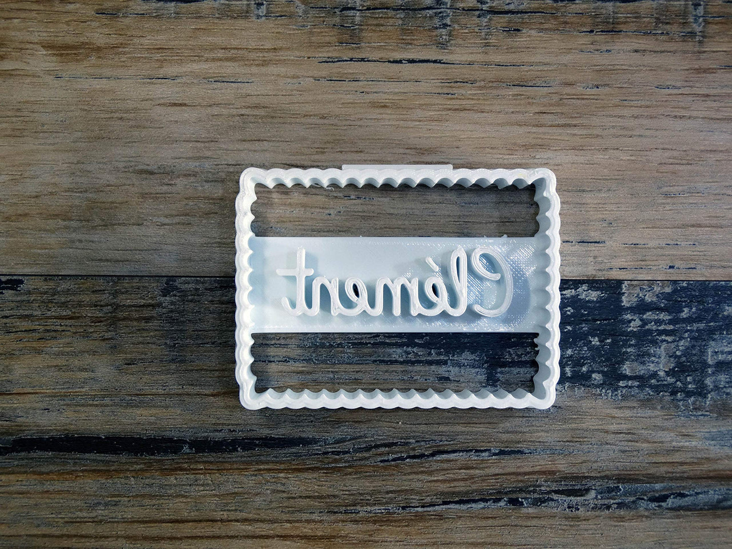 Emporte-pièce Biscuit prenom personalisable Patisserie, sablé, biscuit, pâte à sucre, pâte à modeler-Décoration gâteau-Fait maison-FR ELACE 3D